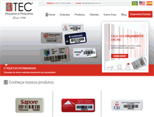 Tablet Screenshot of 3tecinfor.com.br